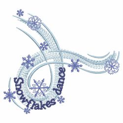 Snowflakes Dance 11(Lg) machine embroidery designs