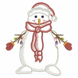 Vintage Snowmen(Md) machine embroidery designs