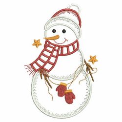 Vintage Snowmen 04(Md) machine embroidery designs