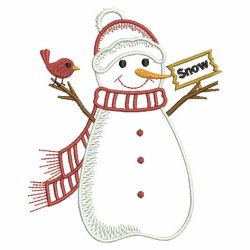 Vintage Snowmen 10(Md) machine embroidery designs