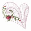 Rippled Floral Hearts 2 09(Lg)