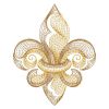 Rippled Fleur De Lis 02(Lg)