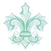 Rippled Fleur De Lis 05(Lg)