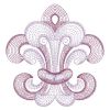 Rippled Fleur De Lis 08(Lg)