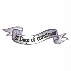 Toile 12 Days Of Christmas 13(Lg) machine embroidery designs