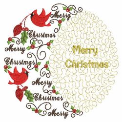 Christmas Cardinal And Holly 10 machine embroidery designs