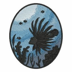 Sea Life Silhouettes 03 machine embroidery designs