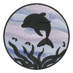 Sea Life Silhouettes 06 machine embroidery designs