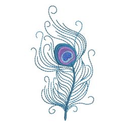 Peacock Feathers 03 machine embroidery designs