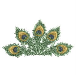 Peacock Feathers 11 machine embroidery designs