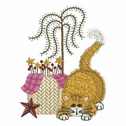 Lazy Kitten 08 machine embroidery designs