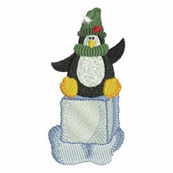 Christmas Penguins 05 machine embroidery designs