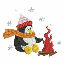 Christmas Penguins 08 machine embroidery designs