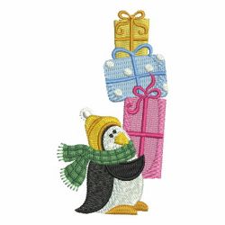Christmas Penguins 10 machine embroidery designs
