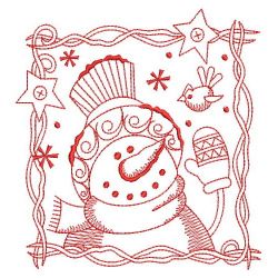 Redwork Let It Snow 2 01(Md) machine embroidery designs
