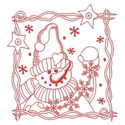 Redwork Let It Snow 2 03(Md) machine embroidery designs