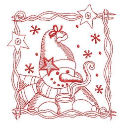 Redwork Let It Snow 2 05(Md) machine embroidery designs