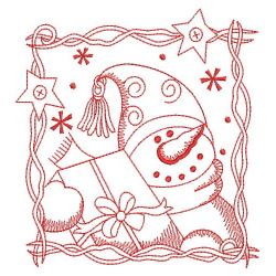 Redwork Let It Snow 2 08(Md) machine embroidery designs
