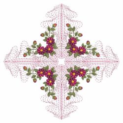 Floral Enticement Quilt 6(Sm) machine embroidery designs