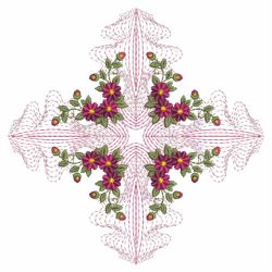 Floral Enticement Quilt 6(Md) machine embroidery designs