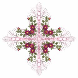 Floral Enticement Quilt 6 08(Lg) machine embroidery designs