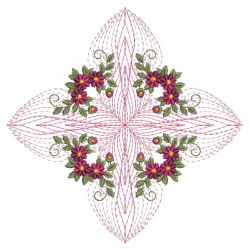 Floral Enticement Quilt 6 10(Lg) machine embroidery designs