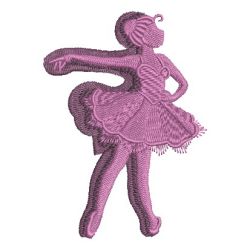 Ballerina Silhouettes 02 machine embroidery designs