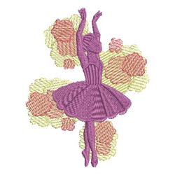 Ballerina Silhouettes 04 machine embroidery designs