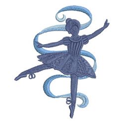 Ballerina Silhouettes 09 machine embroidery designs