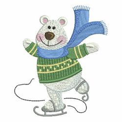 Christmas Polar Bear 2 01 machine embroidery designs