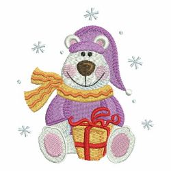 Christmas Polar Bear 2 02 machine embroidery designs