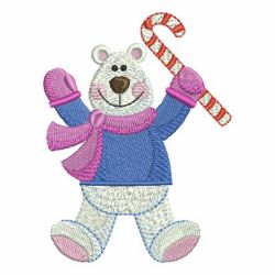 Christmas Polar Bear 2 05 machine embroidery designs