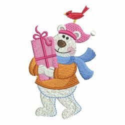 Christmas Polar Bear 2 06 machine embroidery designs