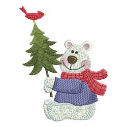 Christmas Polar Bear 2 09 machine embroidery designs