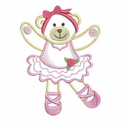 Ballerina Bears 01 machine embroidery designs