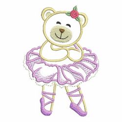 Ballerina Bears 03 machine embroidery designs