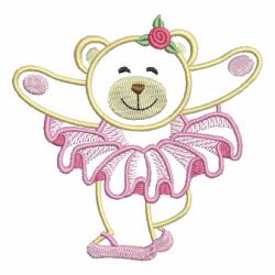 Ballerina Bears 08 machine embroidery designs