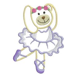 Ballerina Bears 09 machine embroidery designs