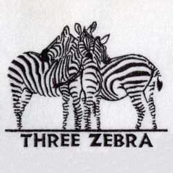 African Zebra 2 02 machine embroidery designs
