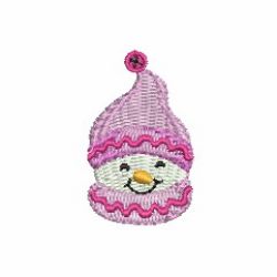 Mini Snowman Head 13 machine embroidery designs