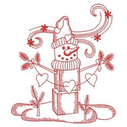 Redwork Let It Snow 3 05(Lg) machine embroidery designs