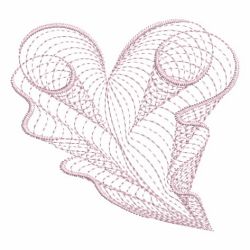 Rippled Hearts 02(Sm) machine embroidery designs