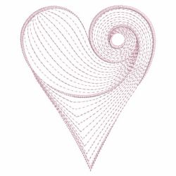 Rippled Hearts 03(Sm) machine embroidery designs