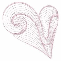 Rippled Hearts 08(Md) machine embroidery designs