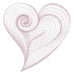 Rippled Hearts 09(Md) machine embroidery designs
