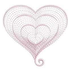 Rippled Hearts 11(Sm) machine embroidery designs