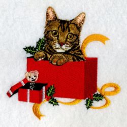Christmas Cats 05(Lg) machine embroidery designs