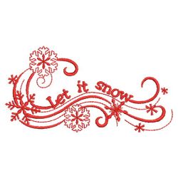 Redwork Snowflake Dance 03(Md) machine embroidery designs