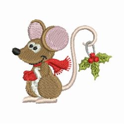 Mini Christmas Mice machine embroidery designs