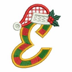 Christmas Holly Alphabet 05 machine embroidery designs